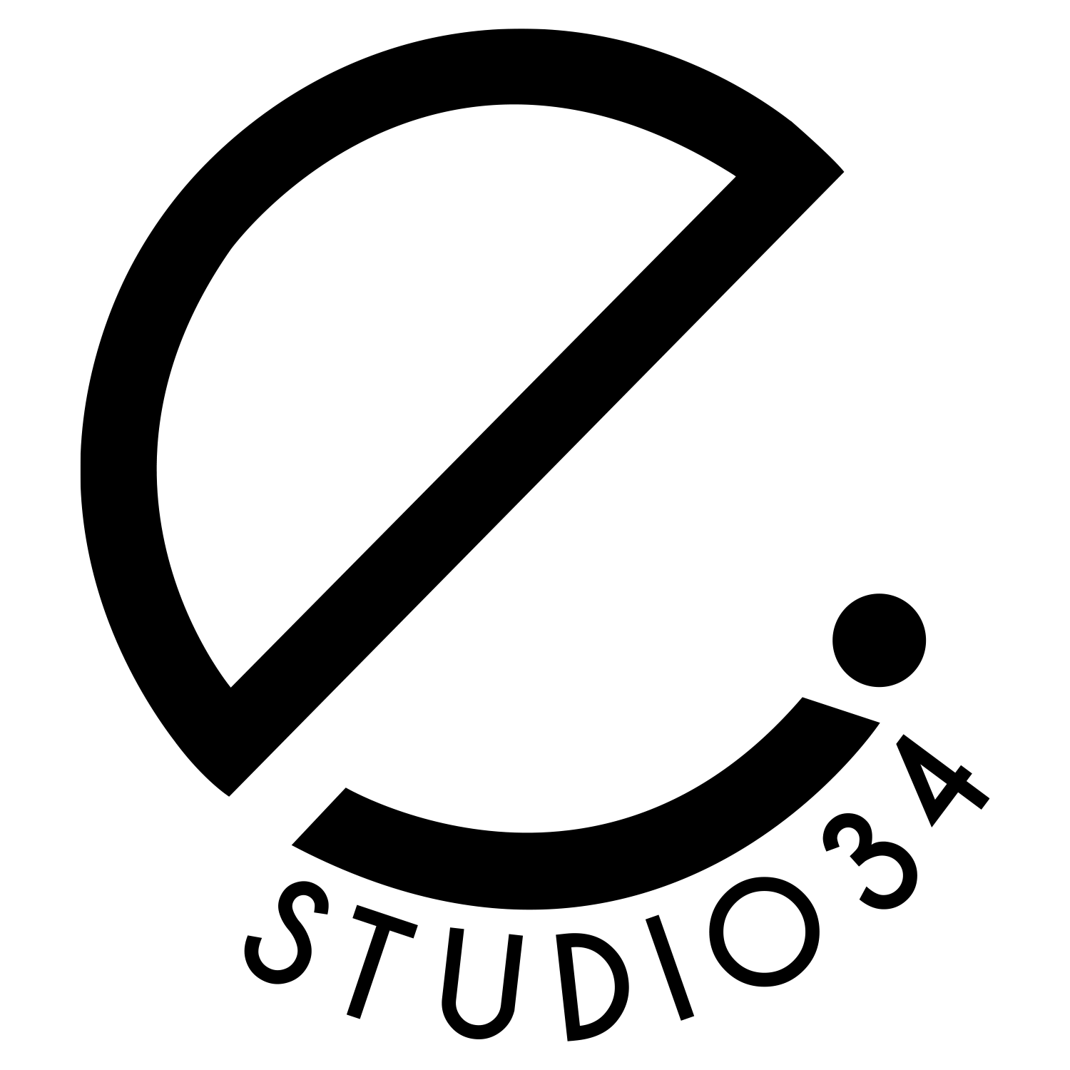 estudio34 black logo