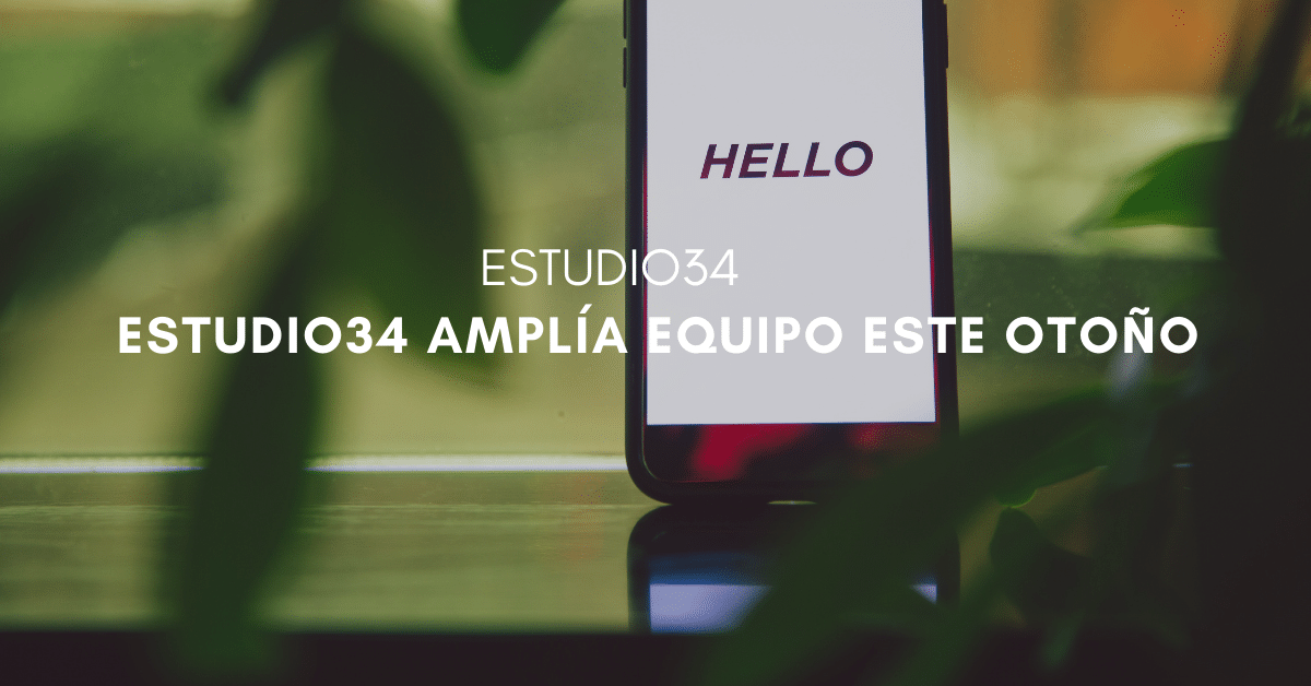 Estudio34 amplía equipo este otoño