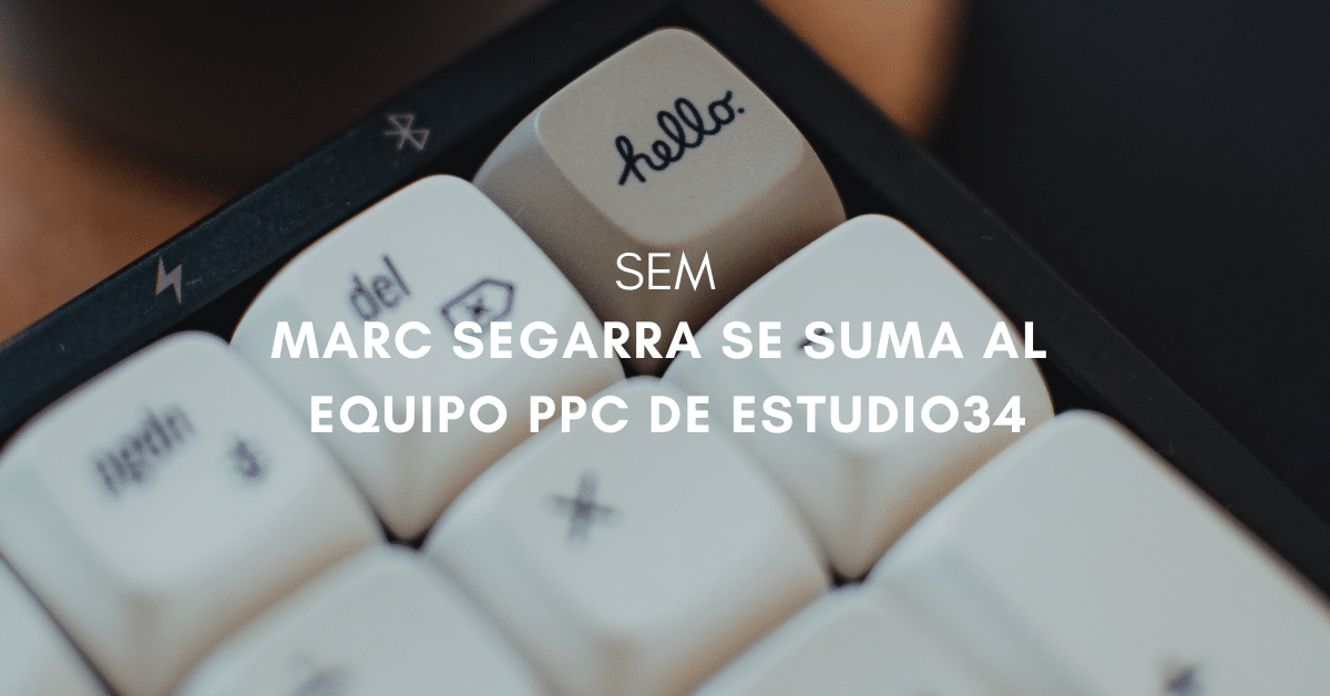 Marc Segarra se suma al equipo PPC de Estudio34