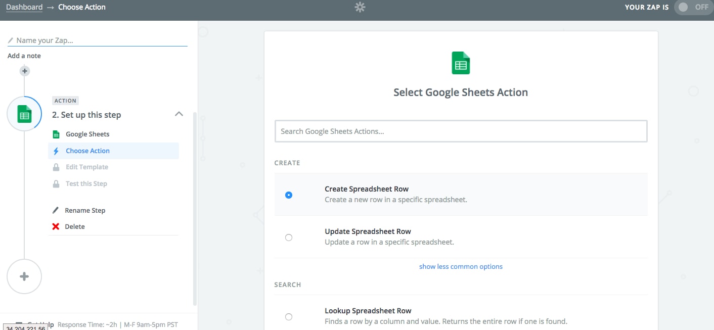 Integrar Unbounce con Google Sheets 08