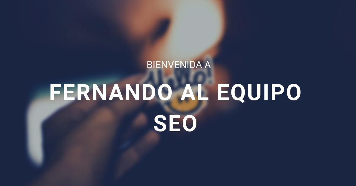 Post Bienvenida Fernando eStudio